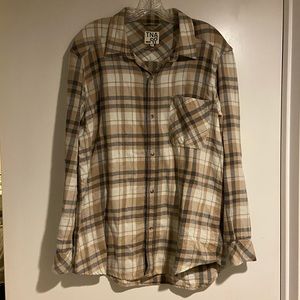 TNA Button Down Plaid Flannel